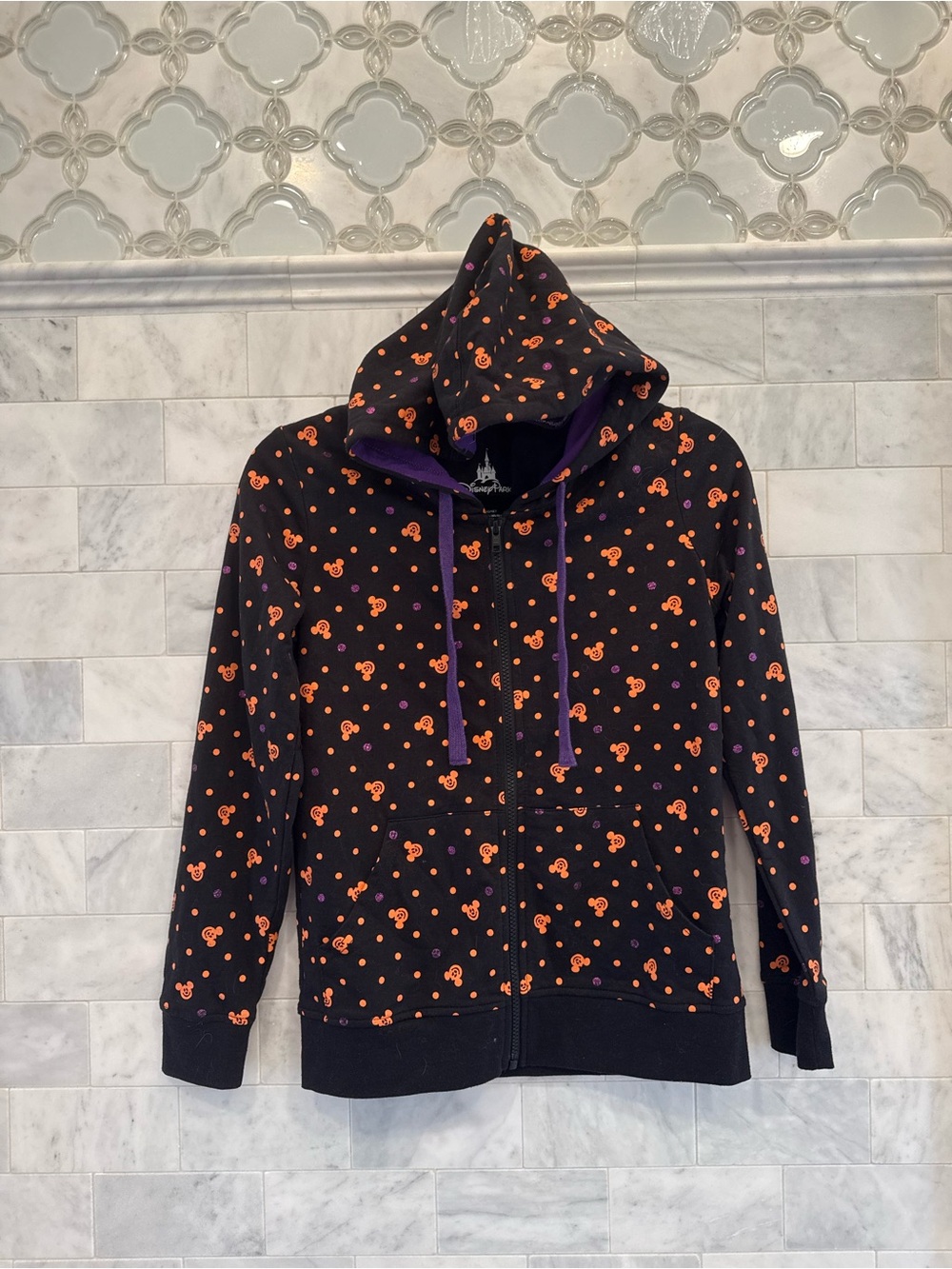 Disney Halloween Party pumpkin zip-up